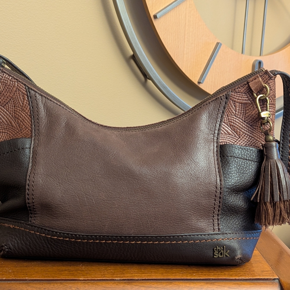 Brown Leather Shoulder Bag